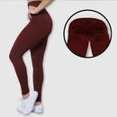 Calça Legging Flanelada de Inverno Plus Size