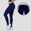 Calça Legging Flanelada de Inverno Plus Size