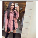 Casaco Parka Feminino em Bengaline para o Inverno