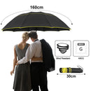 Guarda-Chuva Duplo Dobrável Resistente ao Vento - SkyShield