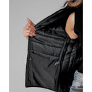 Jaqueta Feminina Puffer Impermeável com Capuz Removível