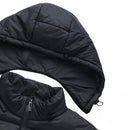 Jaqueta Masculina Puffer Impermeável Capuz Removível