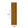 Kit 20 Painéis de Revestimento Ripado Decorativo em MDF – 45x11cm para Parede