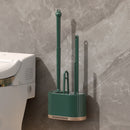 Kit 4 em 1 Escova Sanitária com Suporte de Parede – Escovas de Limpeza para Banheiro
