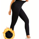 Kit com 3 Leggings Femininas Flaneladas Peluciadas para Inverno