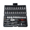 Kit com 46 Peças de Ferramentas Multifuncional com Maleta