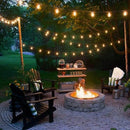 Varal de Luzes com Lâmpadas Bivolt Impermeável para Jardim - GardenLuxe