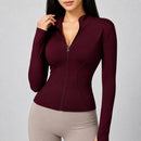 jaqueta-esportiva-feminina-gola-alta-com-ziper-modelagem-slim-manga-longa-para-treino-e-inverno-cor-05-borgonha