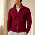 jaqueta-esportiva-masculina-casual-com-ziper-e-gola-alta-manga-longa-slim-cor-solida-para-inverno-cor-06-borgonha