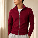 jaqueta-esportiva-masculina-casual-com-ziper-e-gola-alta-manga-longa-slim-cor-solida-para-inverno-cor-06-borgonha