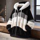 Jaqueta Feminina Oversize Pelucia Capuz Inverno 1