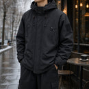 Jaqueta Masculina Capuz Softshell Impermeavel Bomber 6