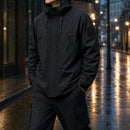 Jaqueta Masculina Capuz Softshell Impermeavel Bomber 8
