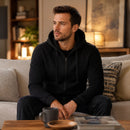 moletom-masculino-com-ziper-e-capuz-slim-fit-hoodie-manga-longa-casual-para-outono-e-inverno - 4