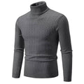 Suéter Masculino Gola Alta cor Cinza Escuro
