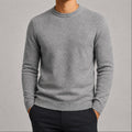 sueter-masculino-trico-padrao-diamante-decote-redondo-casual-manga-longa-versatil-para-inverno-cor-05-cinza-medio