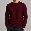 sueter-masculino-trico-padrao-diamante-decote-redondo-casual-manga-longa-versatil-para-inverno-cor-06-vermelho